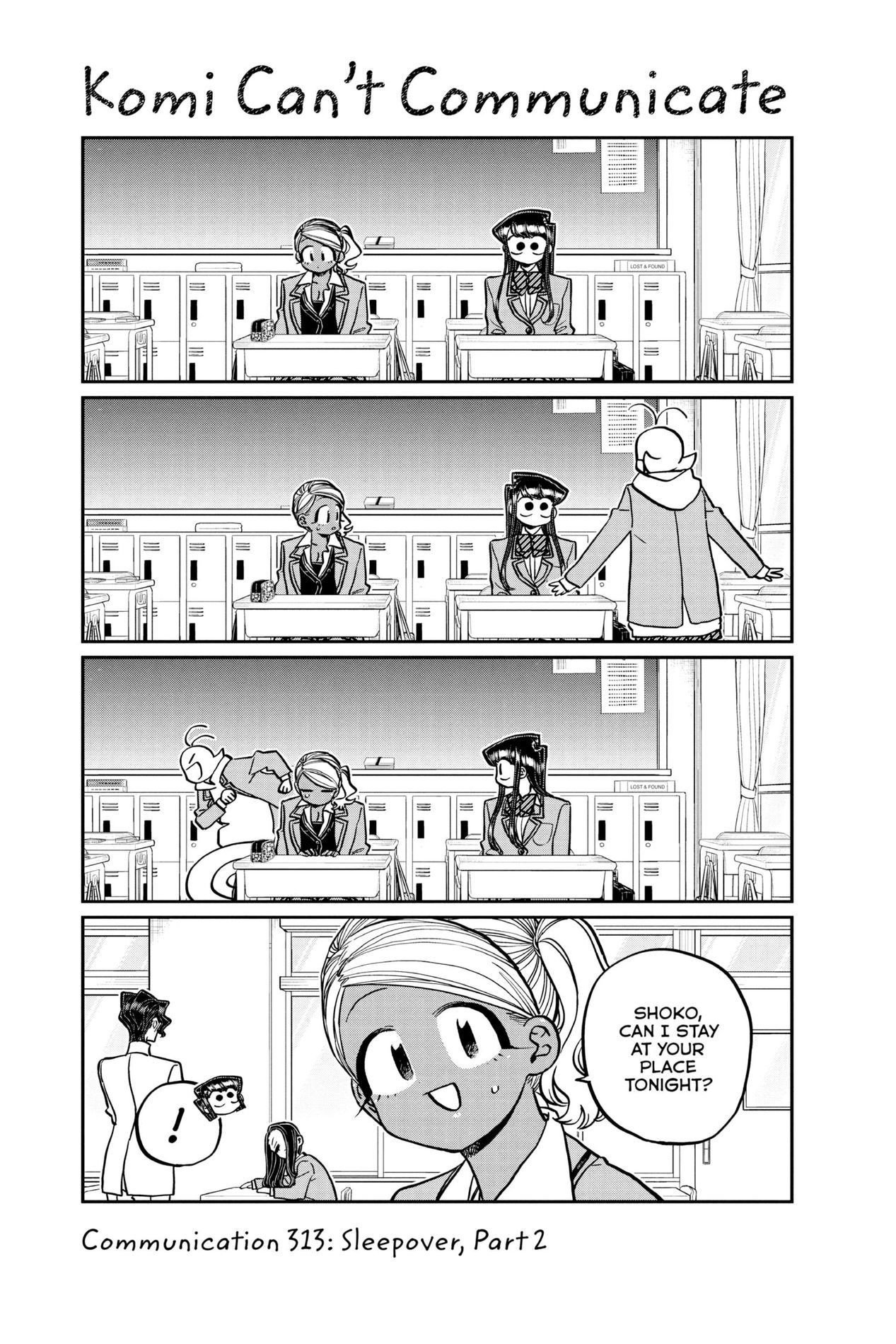 Komi Can’t Communicate, Chapter 313 image 01